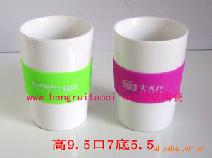 巴克城市厂家】图片,花边,绒布,价格,淄博山东耀袖套水杯杯子图片