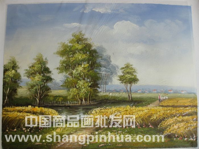 现货手绘油画 50x60cm 油画 风景 批发 实物拍