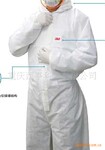 代理3M 4620防护服、白色带帽连体防护服