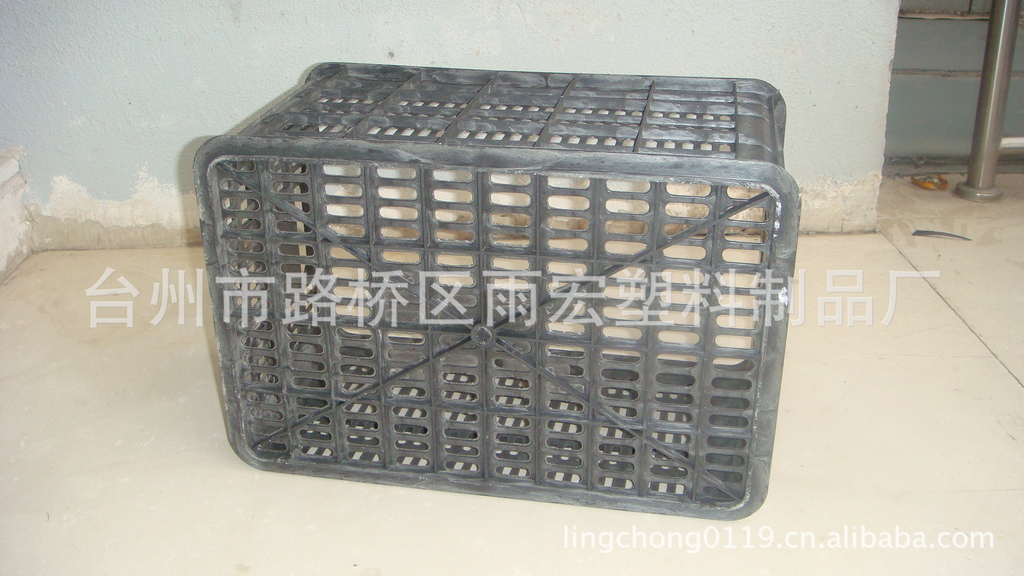 塑料箱-供应D1浙江台州一次性黑色水果筐 塑料