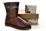 专柜代购 UGG 5825 正品 雪地靴 毛皮一体 中筒靴