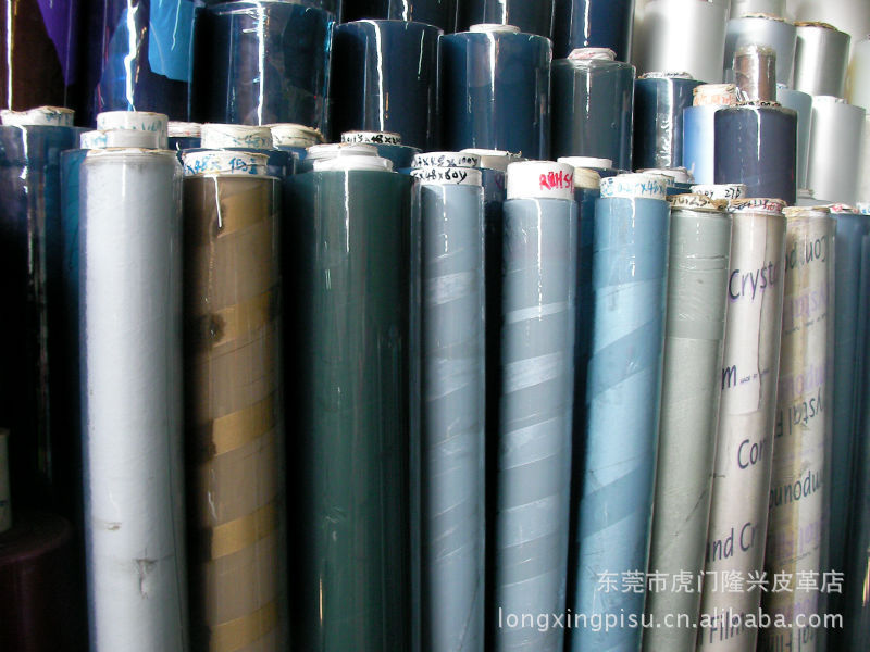 现货PVC进口超透明,普透,有色透明薄膜,低毒环