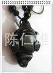【华艺辉】辟邪雷击枣木乌木汽车钥匙扣挂件金蝉挂件挂饰批发
