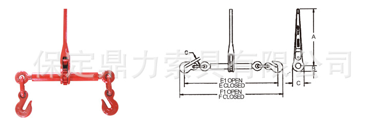 保定鼎力索具长期供应棘轮式拉紧器
