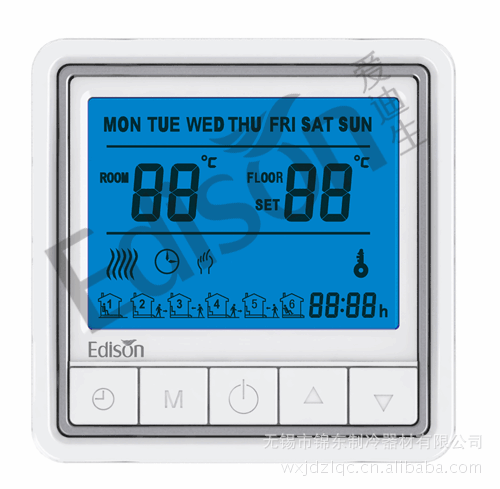 爱迪生edison w811 地暖温控器