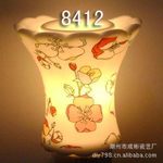 陶瓷小夜灯 陶瓷香熏小夜灯 编号:8412