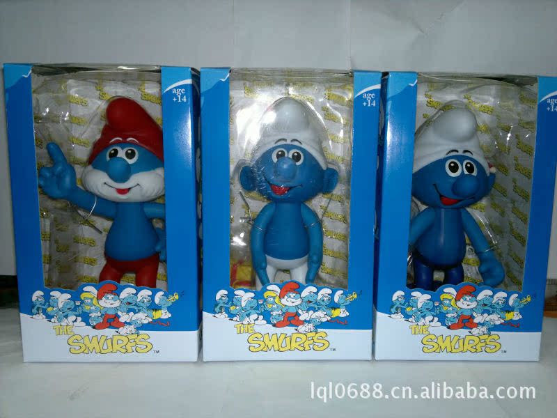 正版藍精靈6款1 (2)26元一個