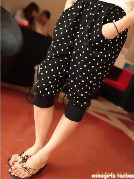 瑞丽<em>女装</em> 女式百搭<em>休闲马裤</em> 时尚七分裤 2011新