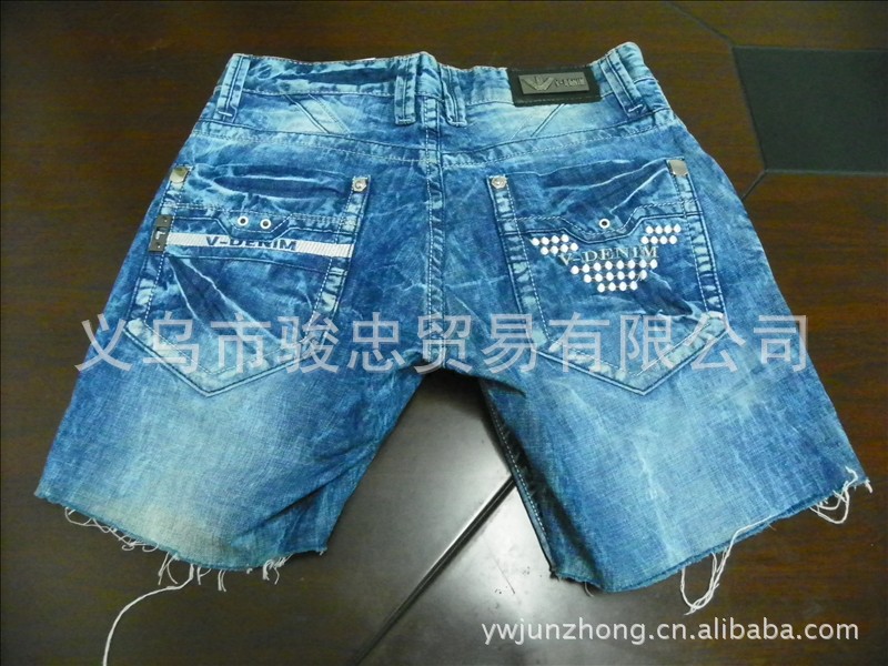 【欧美 <em>牛仔短裤</em>批发】男式牛仔裤/<em>库存牛仔短</em>