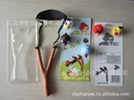 小鸟弹弓 愤怒的小鸟弹弓 弹射玩具 搪胶玩具 热销礼品塑胶弹弓