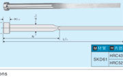 SKD61扁頂針