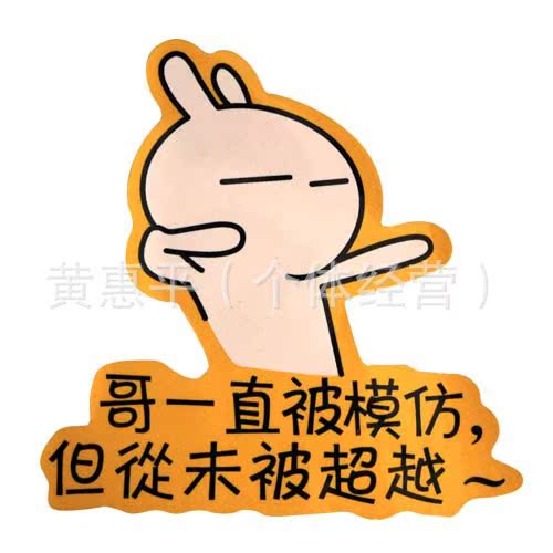 一件代发 反光车贴 哥一直被模仿但从未被超越