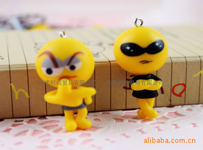 【韩国卡通肌肉男 超人 超可爱手机挂件 钥匙扣