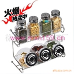 玻璃调味罐/调味盒/精致椒盐瓶研磨功能/家居用品厨房调味罐