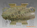 钟鼎青铜器 珍品青铜器 古玩收藏 艺术品 交龙纹簠