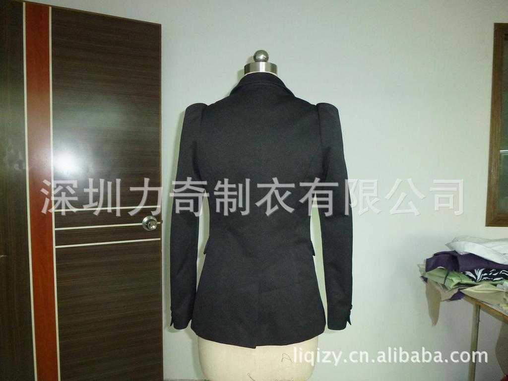 【生产加工行政制服 <em>职业</em>外套 <em>黑色女职业装</em> 办
