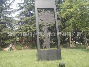 供应金属激光切割造型形象金属艺术透雕艺术工