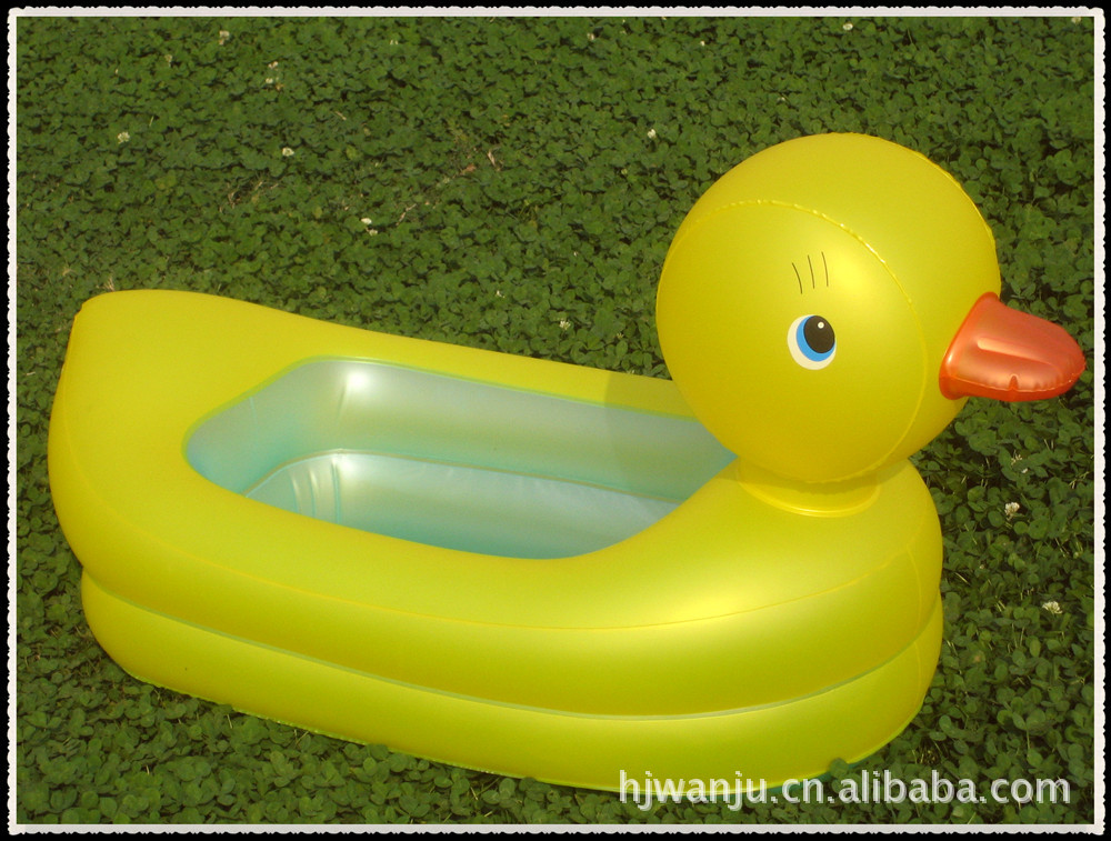 ABC最新款宝宝洗澡鸭子水池,鸭子嘴巴一捏会