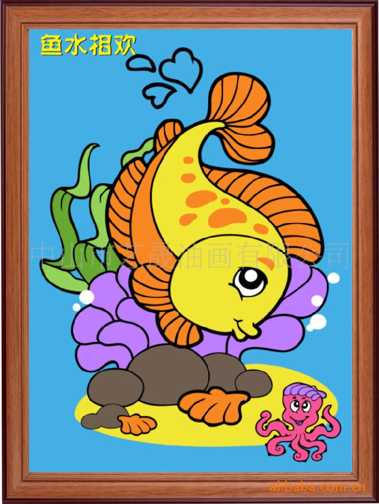 【数画世家--11*16cm动感卡通画《童谣》超低