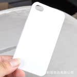 苹果iphone4壳批发 八字透明手机外壳K005-实色白 义乌手机壳批发