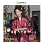1002#高档华贵 精美礼品 100%真丝 睡衣 浴袍