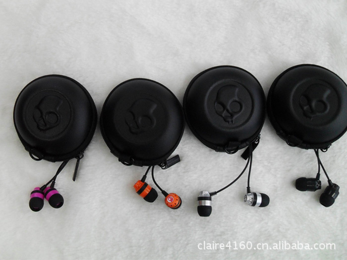 【骷髅头耳机 拉链袋装 Skullcandy INKD 超酷】