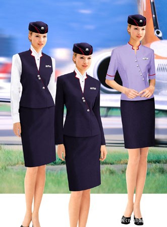 航空售票员,空姐制服,定做酒店工作服 KTV服装