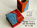 艾柏坊文化礼品木制工艺品 文仪两件套 笔筒+便签盒