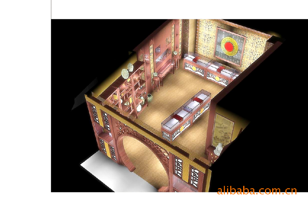 珠宝展柜 量身设计制作 精湛江苏木工 中式欧式