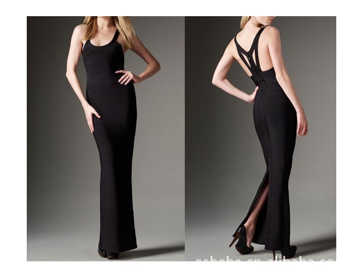 【厂家直销绷带礼服\/性感晚礼服】