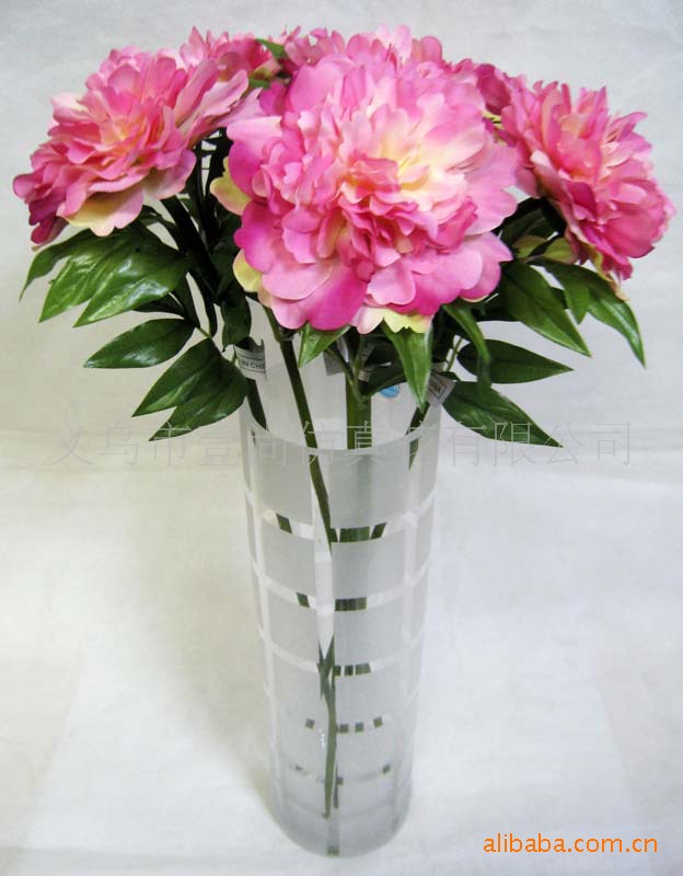 春天系列小夜牡丹 仿真花 绢花 插花园艺装饰 小