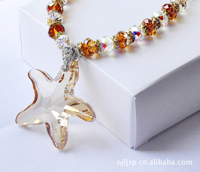 进口饰品 项链 网店<em>代销</em> <em>毛衣</em>链 水晶饰品 礼物