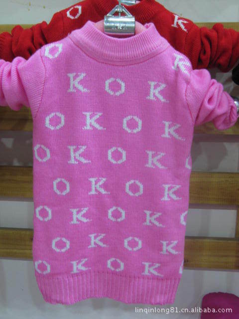 LD 8874童装批发 新款童<em>毛衣</em> 时尚可爱<em>字母图</em>