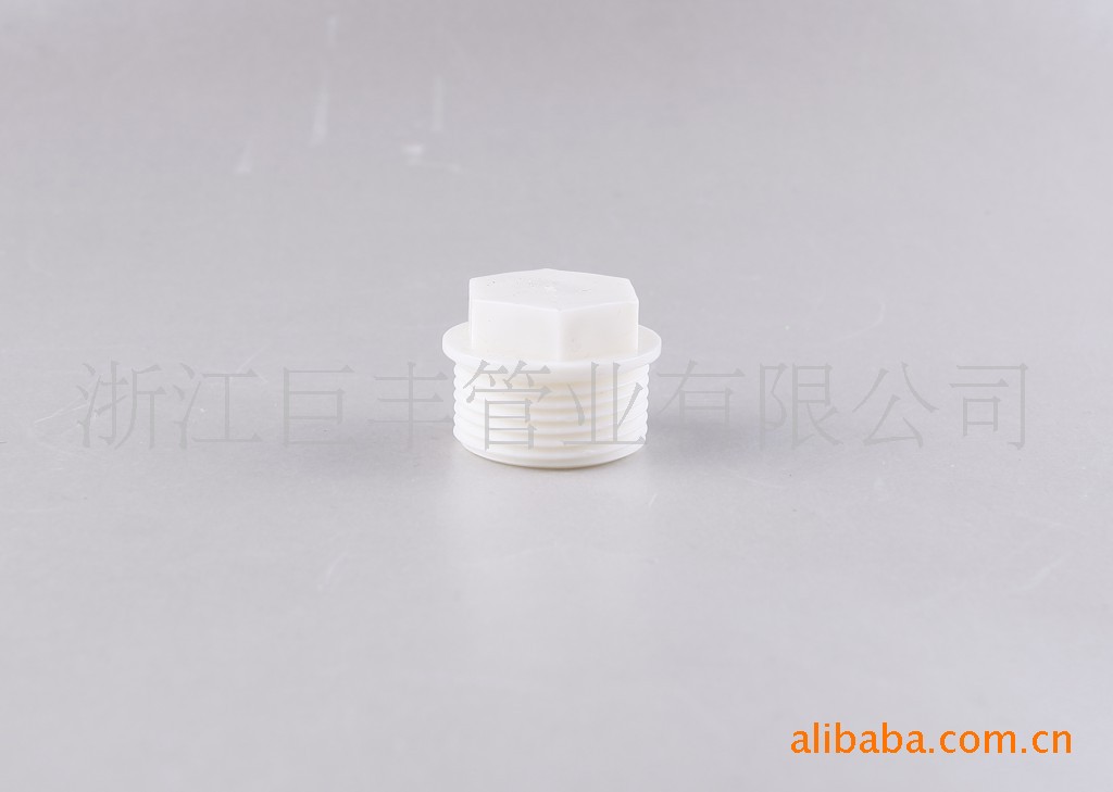其他管件-供应供应水管堵头 塑料管接4分6分,螺