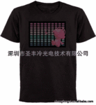 供应闪光音乐T恤 EL音乐T恤 声控音乐T恤