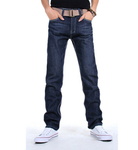 2012男装美特斯邦威正品 秋冬新款修身直筒牛仔长裤