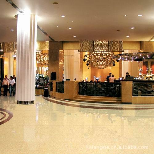 【领袖石系列-D8404 米黄色普拉提抛光砖800