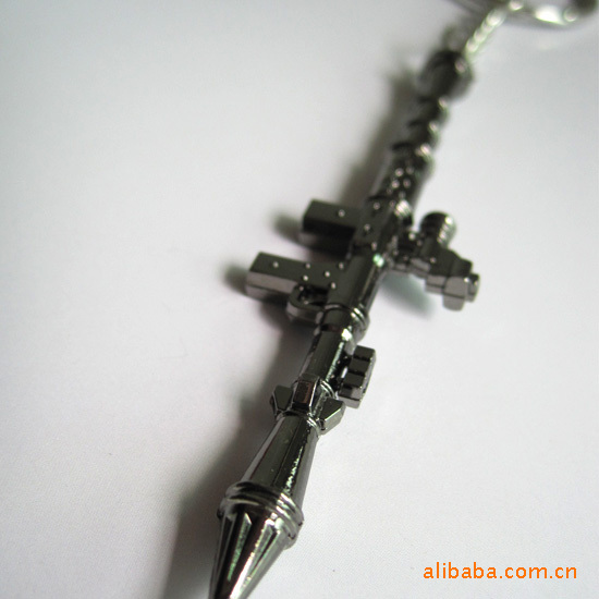 【枪型钥匙扣 合金饰品批发】价格,厂家,图片,钥