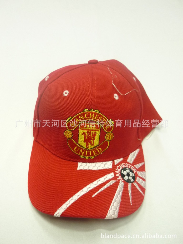 品刺绣鸭舌帽太阳帽 足球帽子 巴塞罗那 曼联 切