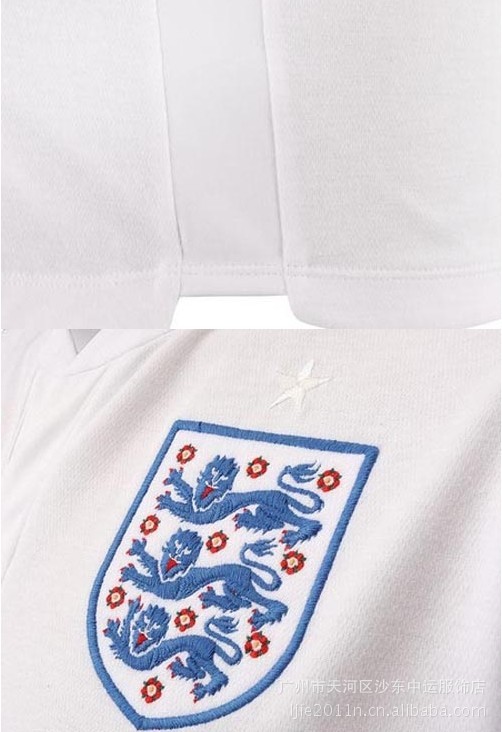 【原版球星球衣】英格兰 主场足球服 球星任选