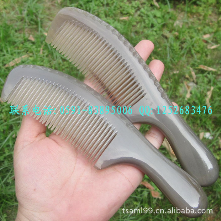 批发采购美发梳-福州特产牛羊角梳子正宗保健