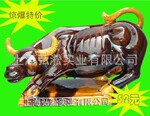 仿古工艺品 商务礼品 收藏品 唐三彩 旺市牛 华尔街牛