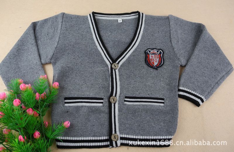 精品童装批发 儿童毛衣 小童针织衫 男童小开衫