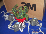 3m3200防毒面罩【配3001cn滤盒用于喷漆,配3701CN用于防尘】