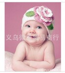 秋冬 儿童手工帽 儿童帽 婴儿毛线帽子 crochet hat
