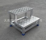 出口型踏步梯/订做铝合金踏步梯(车间配套)/两步踏步梯子()