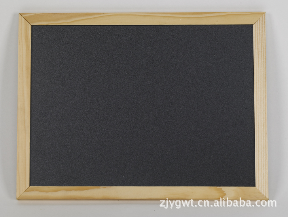 Blackboard with pine wood fram