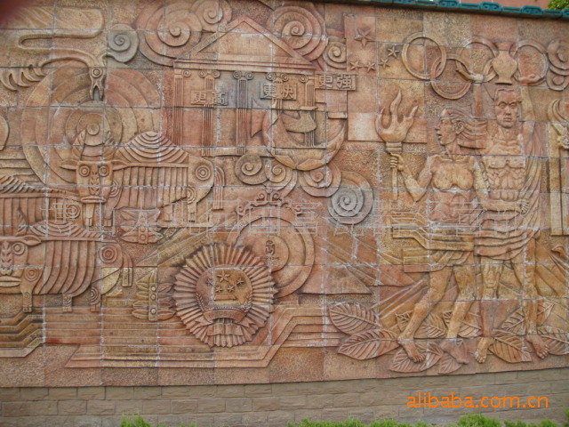 生产大型陶瓷壁画 艺术陶瓷浮雕墙壁画 陶壁画 陶板壁画