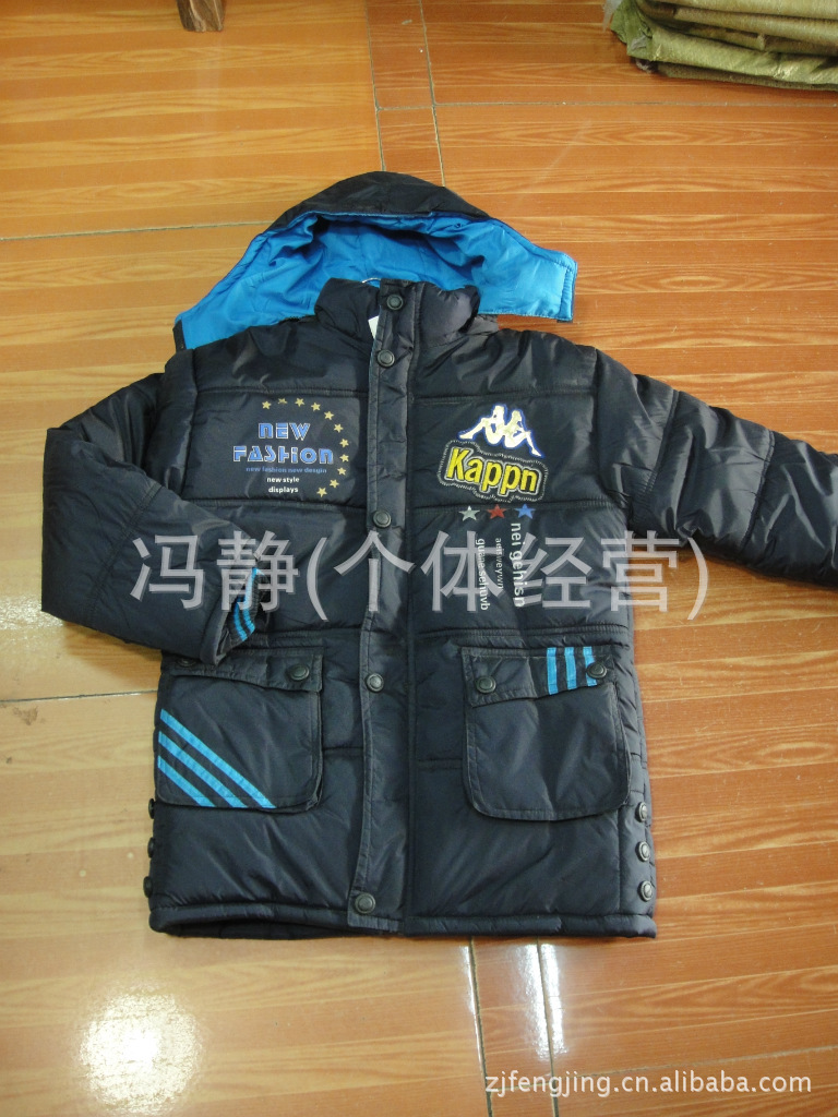 大版单件高档<em>男款</em>棉衣<em>大童</em>童装<em>外套</em>特价全国热