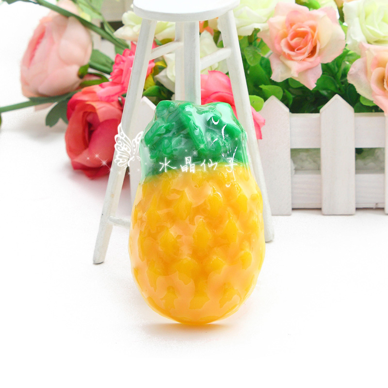 诱人水果菠萝手工香皂\/香皂批发进货货源代理